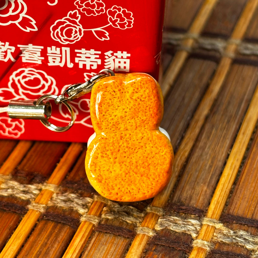 Strawberry Bunny Sandwich Phone Charm