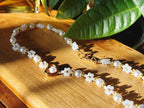 Daisy Pearl Heart Necklace